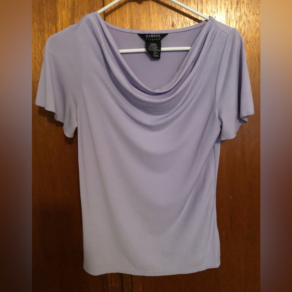 George blouse in lavender